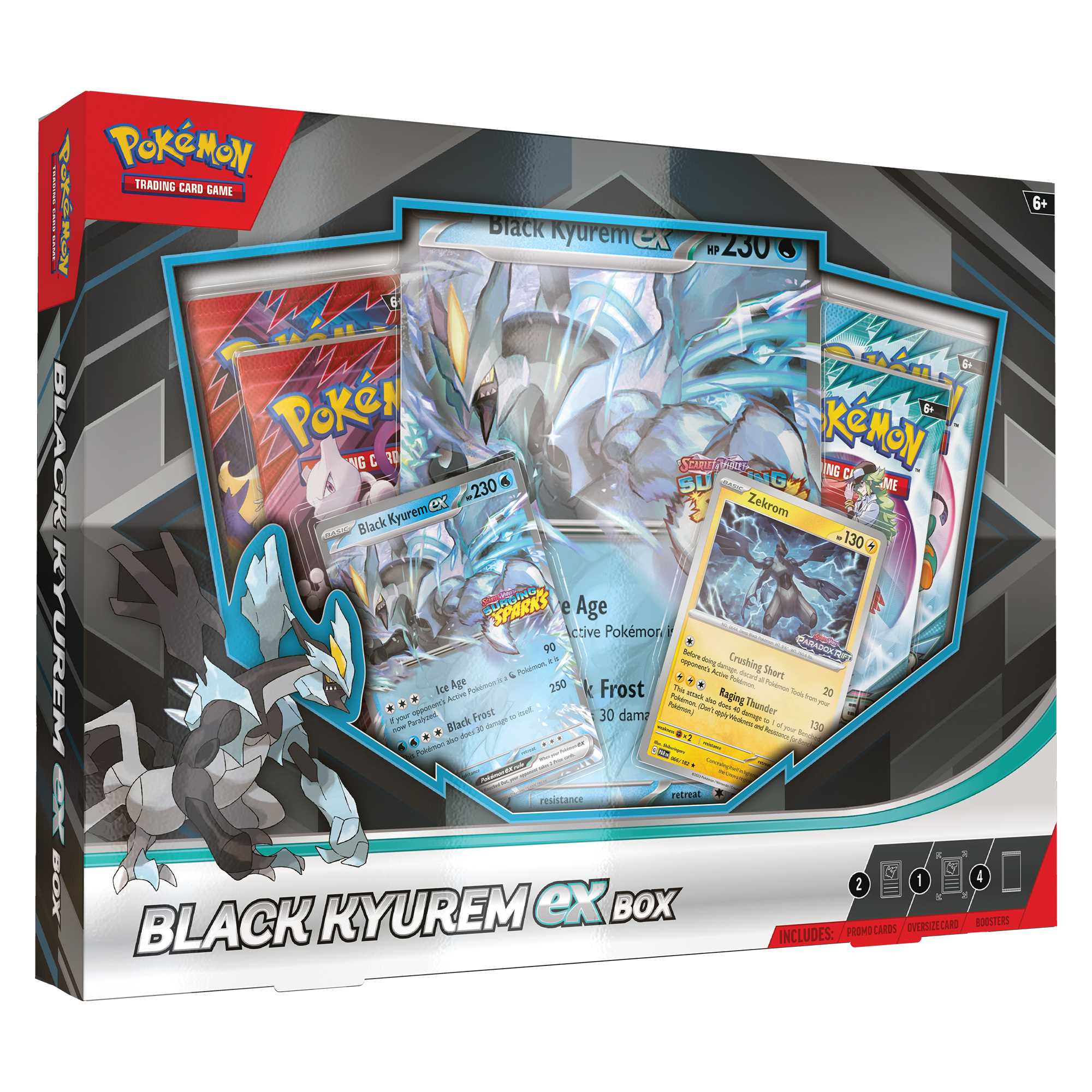 Pokémon TCG: Black Kyurem Ex Box Case of 6 (H&I Exclusive)