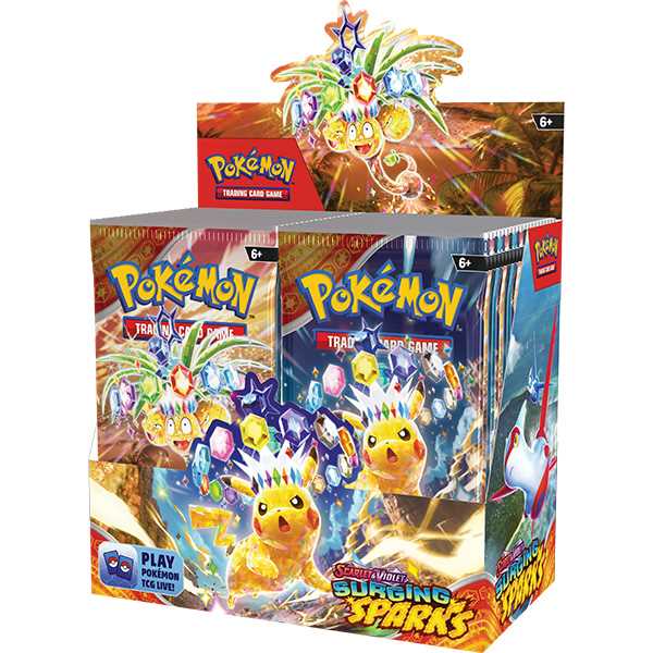 Pokémon TCG: Scarlet & Violet 8 - Surging Sparks - Booster Display